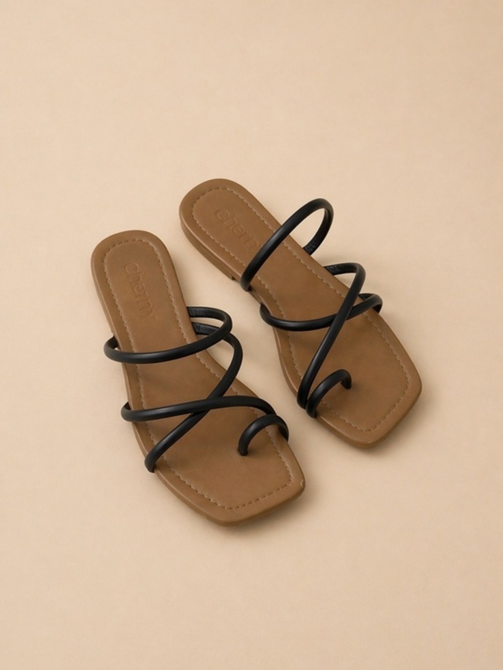 5/$25 🎉 - Size 7 Black Strappy Sandals